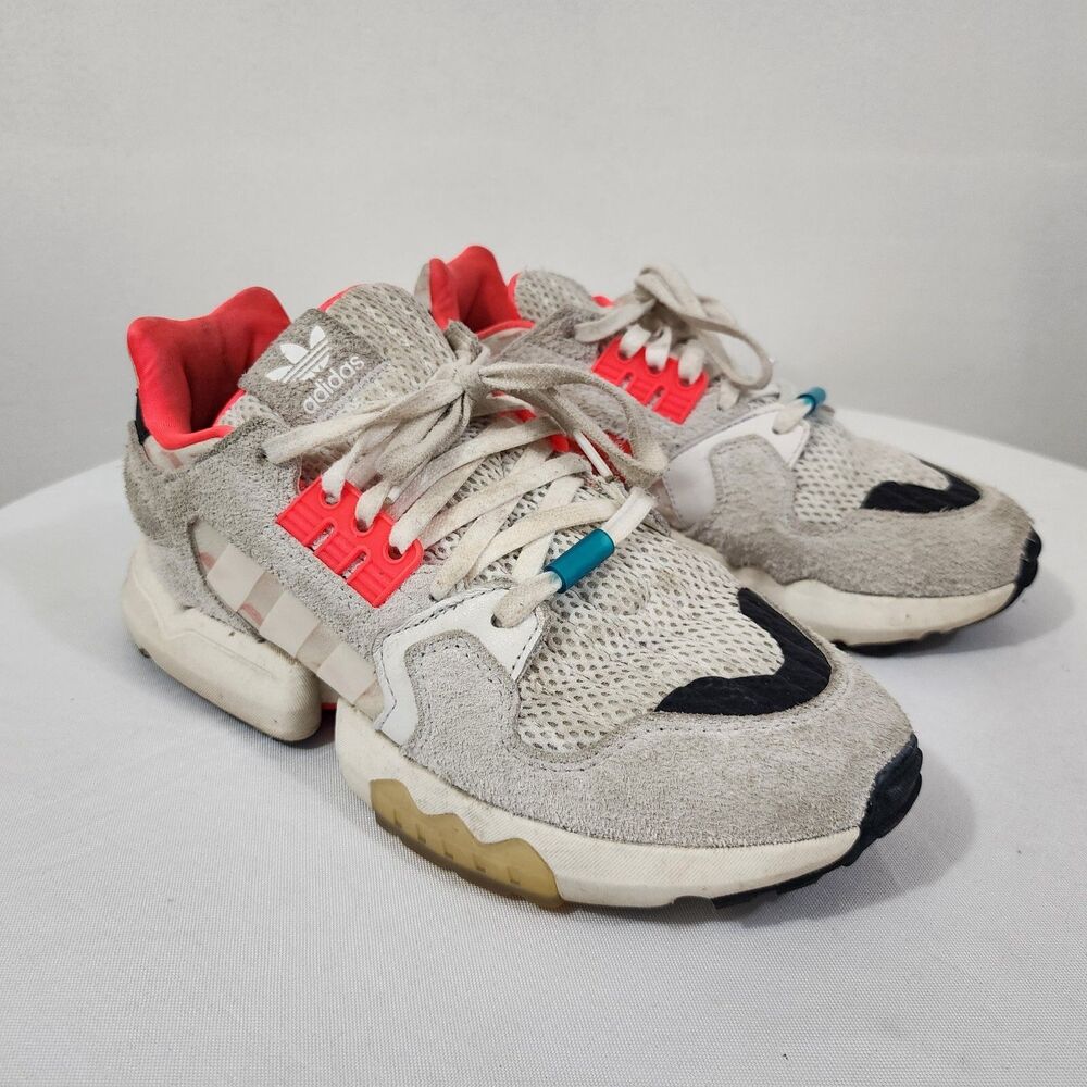 Adidas ZX Torsion Solar Red 2019 EH0251 Shoes Sneakers White Gray Men's Size 8